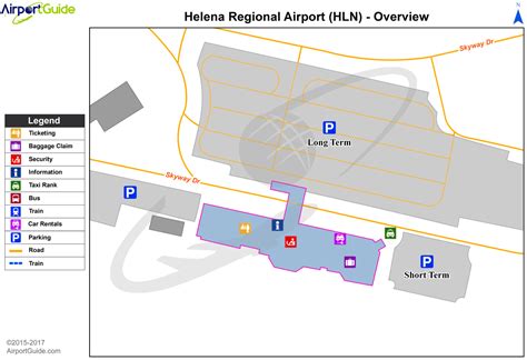 Helena - Helena Regional (HLN) Airport Terminal Map - Overview | Airport guide, Airport ...