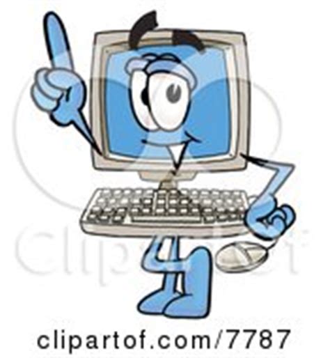 Desktop Computer Mascot Cartoon Character Confused and Seeing Stars Posters, Art Prints by ...