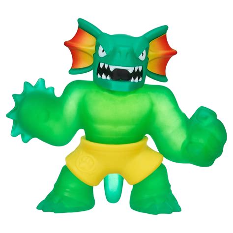 JITSU Brand New Ultra Rare Heroes of Goo Jit Zu Water Blast - Reptaur the Lizard Action Figure ...