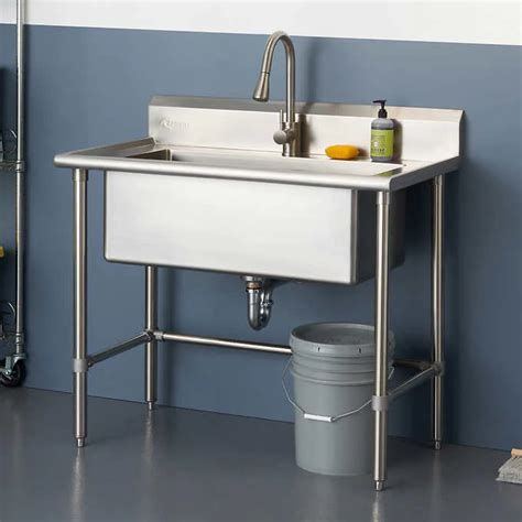 Garage Sink, Garage Art, Stainless Steel Utility Sink, Commercial ...