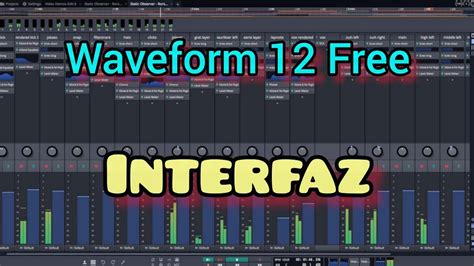 Waveform 12 Free - Aprende a manejarlo desde 0 - "Interfaz" Leccion 2 #waveform #tutorial #daw ...