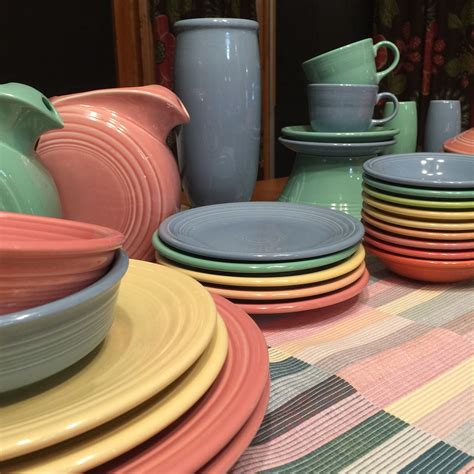 It’s been a happy week using my Fiesta dishes in the pretty pastels. I ...