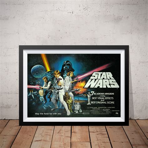 Star Wars Movie Poster on Canvas Sydney | Blue Horizon Prints Australia