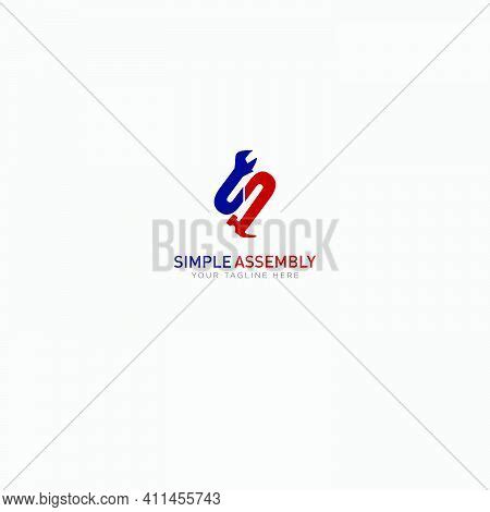 Simple Assembly Logo Vector & Photo (Free Trial) | Bigstock