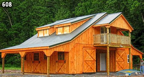 Barn with Living Quarters | Barn Plans with Loft | Horizon Structures ...