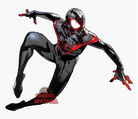 Venom - Miles Morales Comic Drawing, HD Png Download , Transparent Png Image - PNGitem