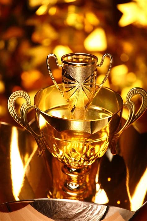 Gold cup studio quality stock image. Image of awards - 138154163