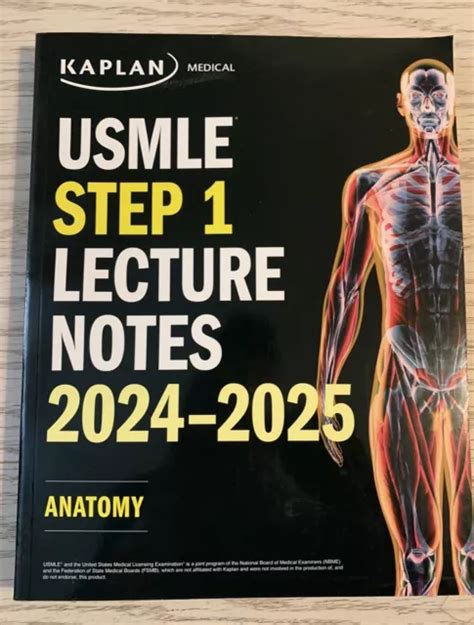 KAPLAN USMLE STEP 1 Lecture Notes 2024-2025 Anatomy NBME FSMB NEW! £21. ...