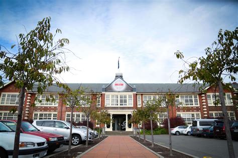 Hagley College's well resourced campus in Christchurch