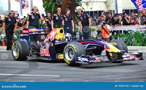 David Doing Donuts in Red Bull Racing F1 Car Editorial Stock Image ...