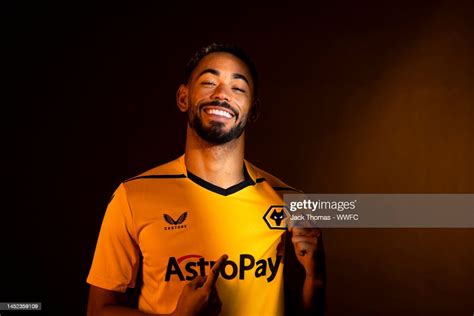 New Wolverhampton Wanderers signing Matheus Cunha poses for a... News ...