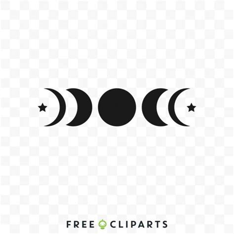 Free moon phases clipart#clipart #free #moon #phases | Moon decal, Moon ...