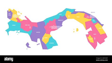 Mapa Político De Panamá (Provincias, Comarcas Y, 58% OFF