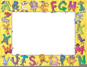 Alphabet Border Clip Art