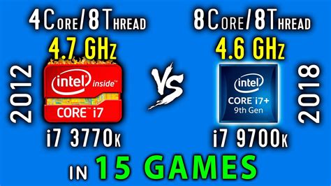 i7 3770k vs i7 9700k Test in 15 Games or i7 9700k stock vs i7 3770k OC ...