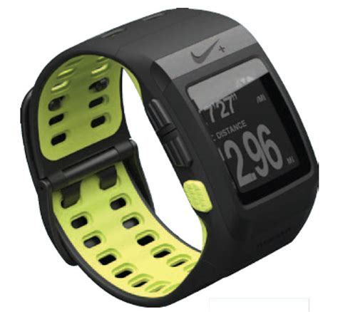 Nike+ Plus SportWatch GPS Tom Tom Running Watch Noir/Volt