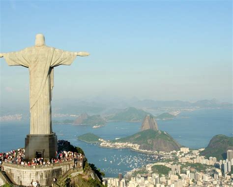 Rio De Janeiro Jesus statue Brazil-architectural landscape wallpaper ...