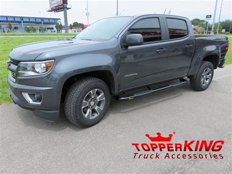 Chevy Colorado Nerf Bars and Bedliner - TopperKING : TopperKING | Providing all of Tampa Bay ...