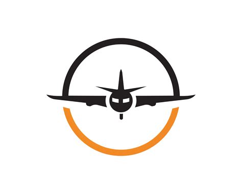 Airplane fly logo and symbols vector template 623670 Vector Art at Vecteezy