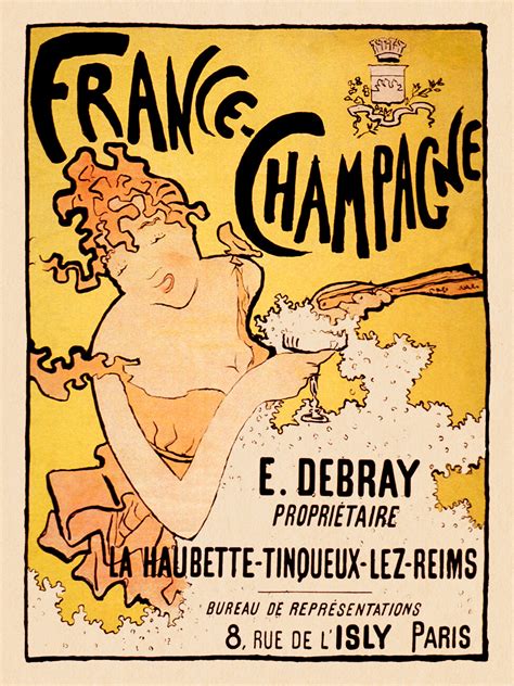 Wall Art Print | France Champagne (Vintage Alcohol Ad Poster) - Pierre Bonnard | Europosters