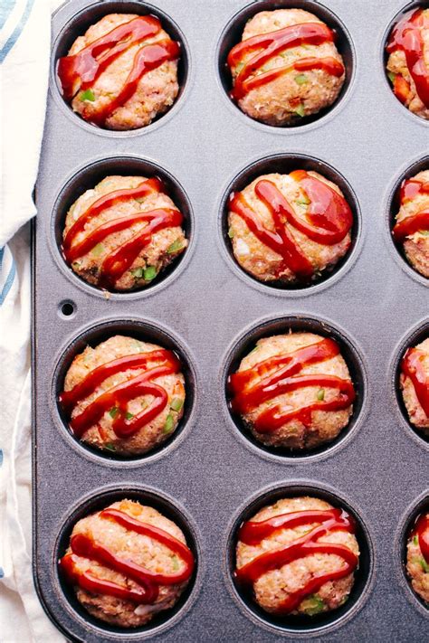 Enjoy a quick and easy dinner with this Muffin Tin Meatloaf Recipe. Made with lean ground turkey ...