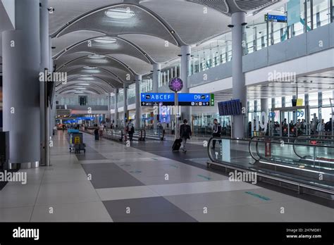 ISTANBUL, TURKEY - September 7, 2021: New Istanbul Airport. The ...