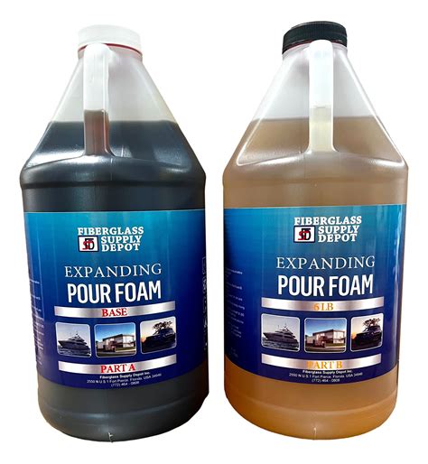 Buy 6 Lb. Density Expanding Pour Foam, 2 Part Polyurethane Closed Cell ...