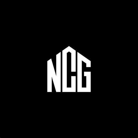 NCG letter logo design on BLACK background. NCG creative initials letter logo concept. NCG ...