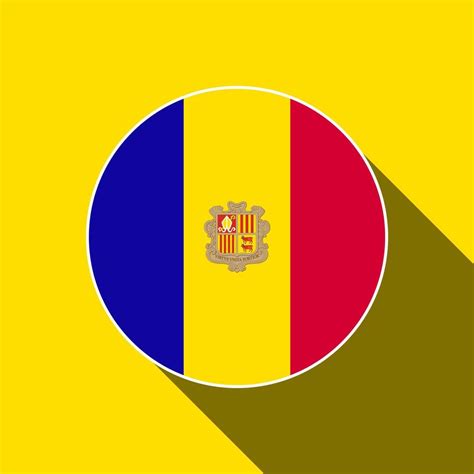 Country Andorra. Andorra flag. Vector illustration. 9392418 Vector Art at Vecteezy