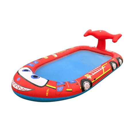 Inflatable Sprinkler Pool for Kids - Fire Engine - Bumble Bubs