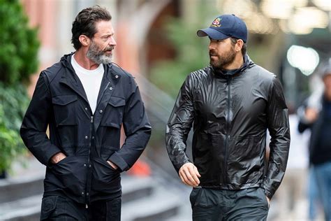 Hugh Jackman Seen Out with Pal Ryan Reynolds After Split from Wife