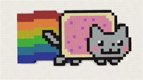 Minecraft Pixel Art: Nyan Cat by JarkoStudios on DeviantArt