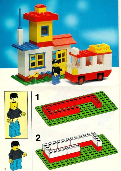 Old LEGO® Instructions | letsbuilditagain.com | Lego activities, Lego basic, Classic lego