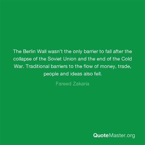 The Berlin Wall wasn't the only barrier to fall after the collapse of ...