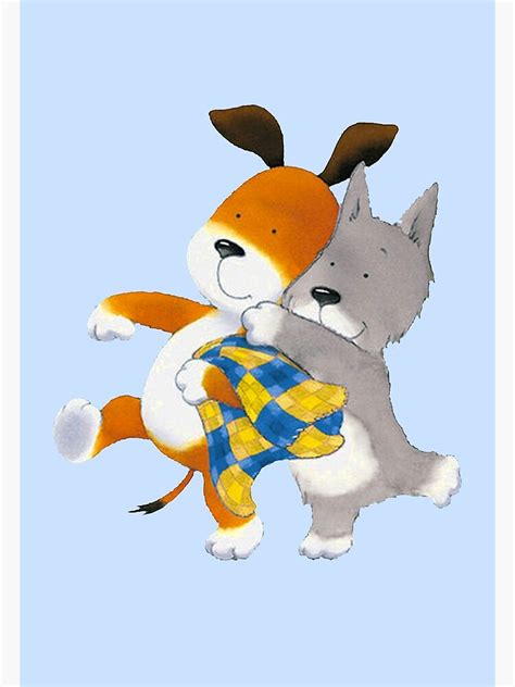 "Kipper the dog and tiger" Poster for Sale by oldschool-kids | Redbubble