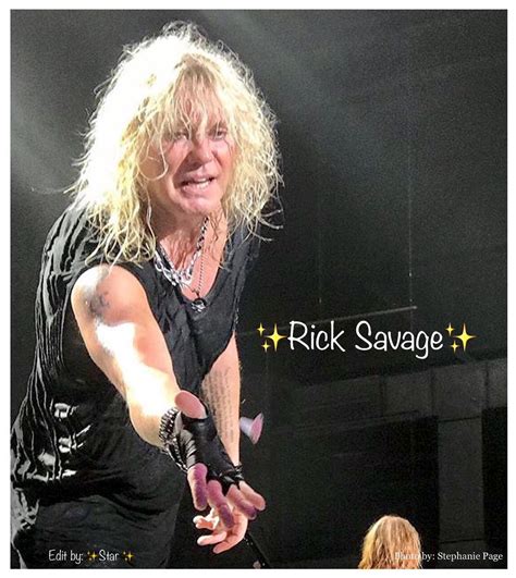 Pin by Star on Def Leppard | Def leppard, Rick sav savage, Rick savage