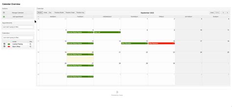 Calendar Overview — Znuny documentation