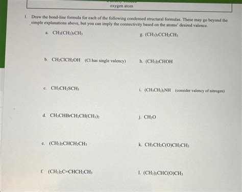 Solved 1. Draw the bond-line formula for each of the | Chegg.com