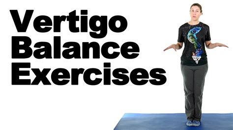 Vertigo Balance Exercises - Ask Doctor Jo - YouTube