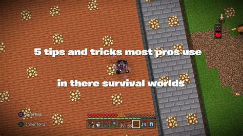 Minecraft Tips and Tricks most pros use - YouTube