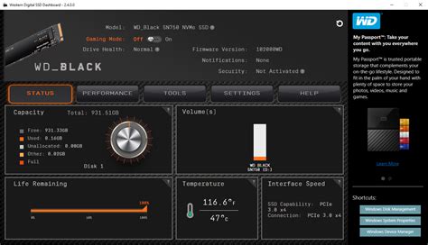 omicidio esplosione micro wd ssd dashboard elevazione Equip senso