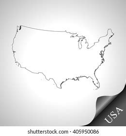 Map Usa Stock Vector (Royalty Free) 405950086 | Shutterstock