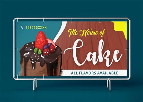 Cake shop banner template - Free Hindi Design