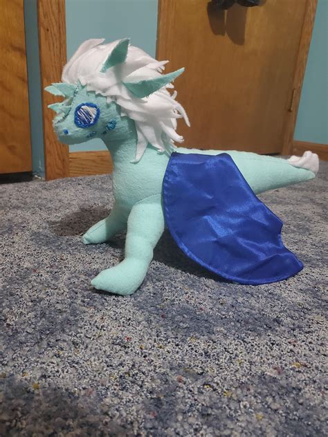 Made this Zym plushie a while back. The embroidery was annoying. : r/DragonPrince