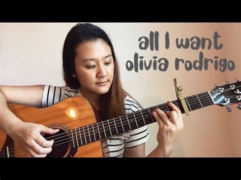 all i want- olivia rodrigo | easy guitar tutorial for beginners | high ...