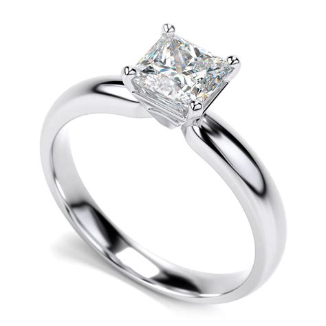 Princess Cut Solitaire Engagement Rings | www.pixshark.com - Images ...