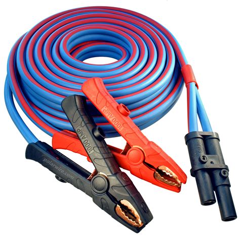 30' J1283 Plug to Clamp Heavy Equipment Jump Start Cable | Polar Wire