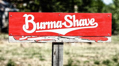 Burma Shave #1 Photograph by Stephen Stookey