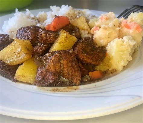 Jamaican Stew Pork - TheShyFoodBlogger