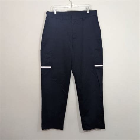 FedEx | Pants | Fedex Stan Herman Mens 36x3 Blue Reflective Uniform Cargo Pants Regular Fit ...